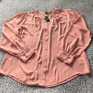 Express Relaxed Portofino Button-Up Blouse
